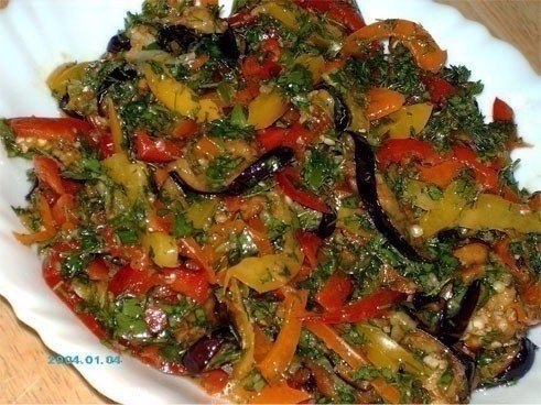 Баклажаны по-корейски Баклажаны по-корейски