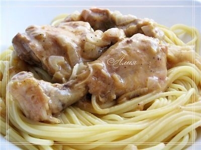 Гедлибже (курица в сметане по-кабардински) Гедлибже (курица в сметане по-кабардински)