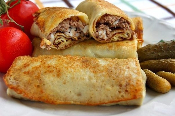 БЛИНЧИКИ МЯСОМ И РИСОМ БЛИНЧИКИ МЯСОМ И РИСОМ