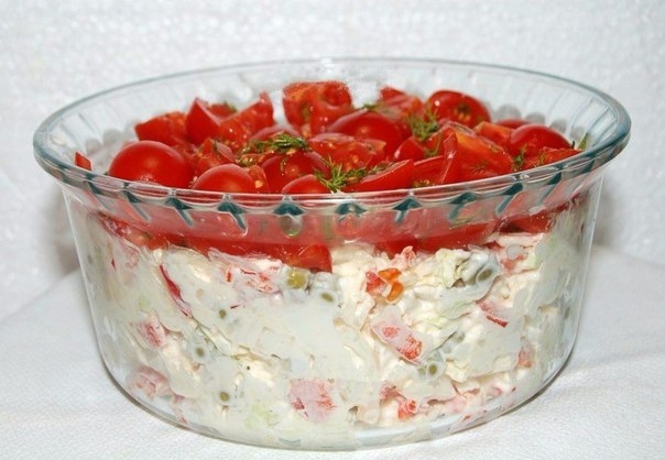 Салат "Красная шапочка". Салат "Красная шапочка".