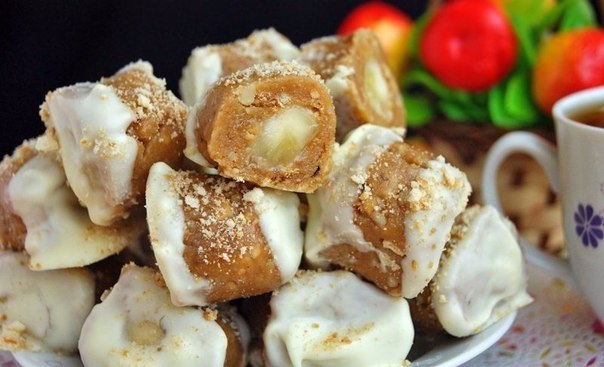 Конфеты с банановой начинкой. Конфеты с банановой начинкой.