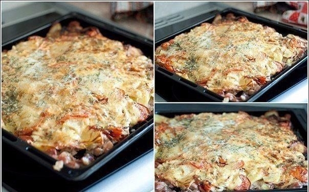 Мясо "под шубой" Мясо "под шубой"