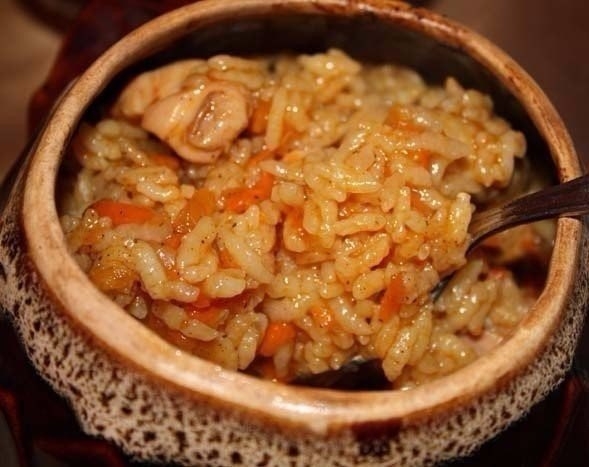 "Куриный плов в горшочках" "Куриный плов в горшочках"