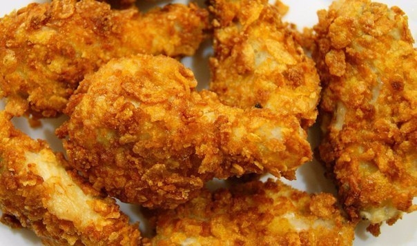 Крылышки а-ля KFC.
