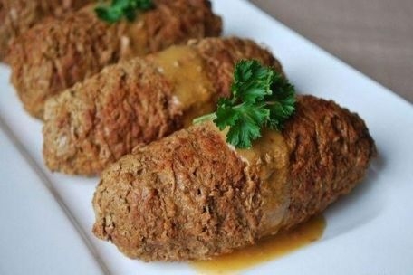 Зразы мясные с грибами Зразы мясные с грибами