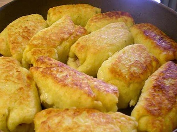 Картофельные рулетики с фаршем Картофельные рулетики с фаршем