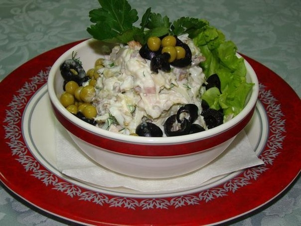 САЛАТ МЯСНОЙ С ОГУРЧИКАМИ САЛАТ МЯСНОЙ С ОГУРЧИКАМИ