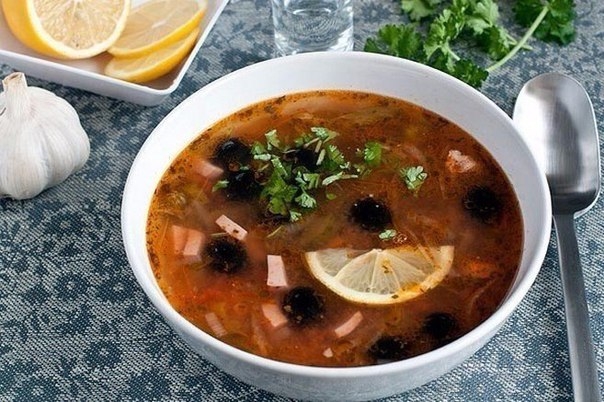 Солянка сборная мясная. Солянка сборная мясная.