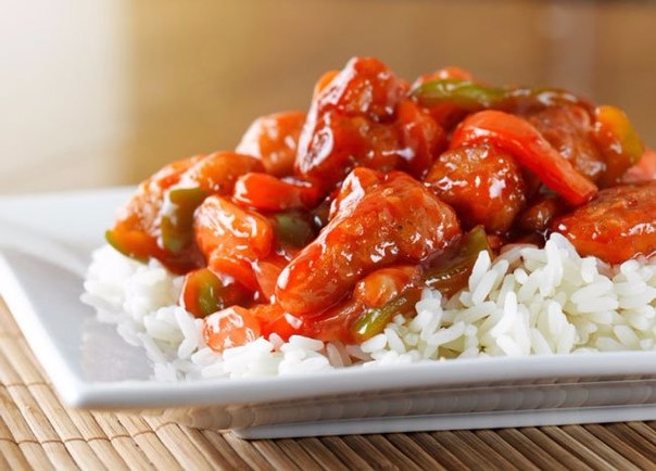 *МЯСО С АНАНАСАМИ В КИСЛО-СЛАДКОМ СОУСЕ* *МЯСО С АНАНАСАМИ В КИСЛО-СЛАДКОМ СОУСЕ*