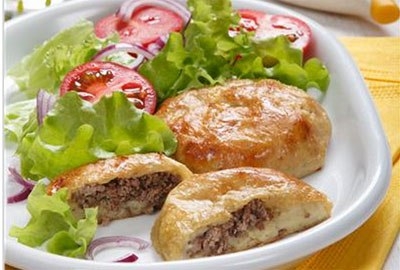 Котлеты из вареной говядины под картофельной шубой Котлеты из вареной говядины под картофельной шубой