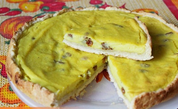 Песочный пирог с тыквенной начинкой Песочный пирог с тыквенной начинкой