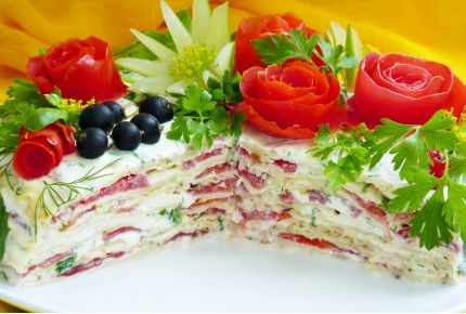 Кабачковый тортик своими руками! Кабачковый тортик своими руками!