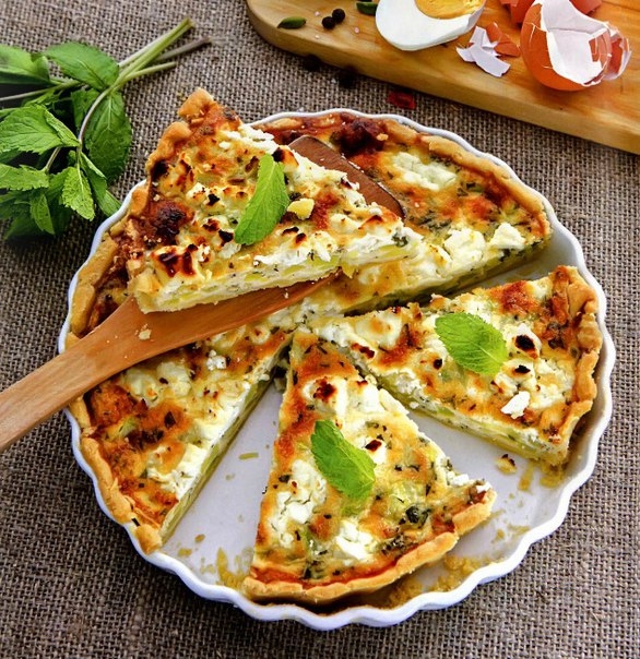 Тарт с кабачками. Тарт с кабачками.