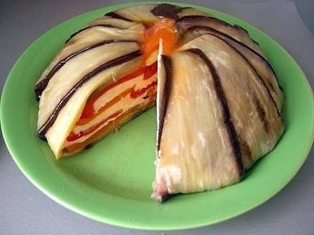 Баклажановый торт. Ну очень вкусно и красиво! Баклажановый торт. Ну очень вкусно и красиво!