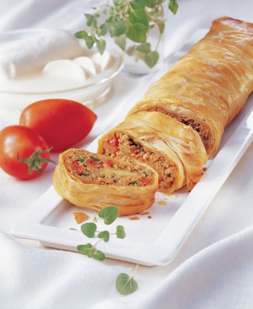 Мясной штрудель по-чешски