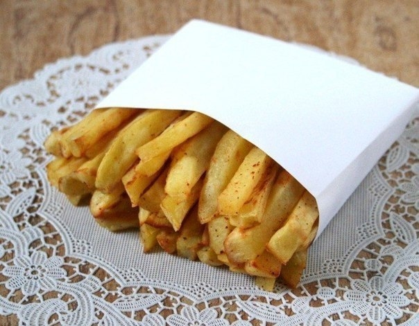 Готовим картофель фри (без масла!) Готовим картофель фри (без масла!)