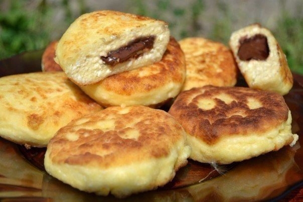 Сырники с шоколадом. Сырники с шоколадом.