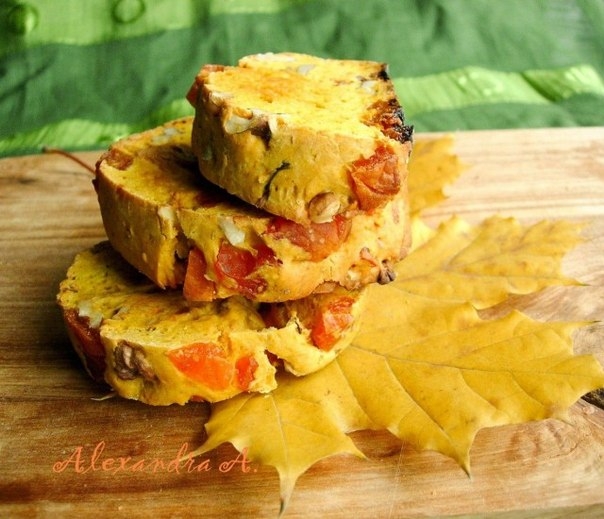 Тыквенное печенье с орехами и курагой Тыквенное печенье с орехами и курагой