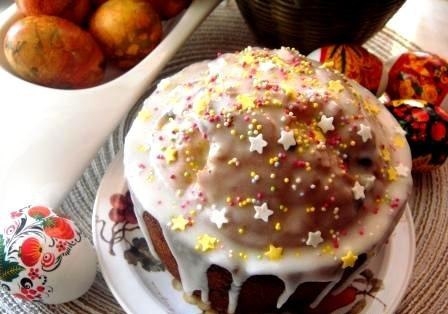 Кекс-кулич (бездрожжевой) Кекс-кулич (бездрожжевой)