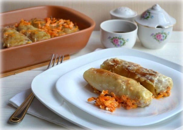 Постные голубцы с рисом Постные голубцы с рисом