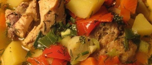Рецепт рагу овощного с мясом Рецепт рагу овощного с мясом