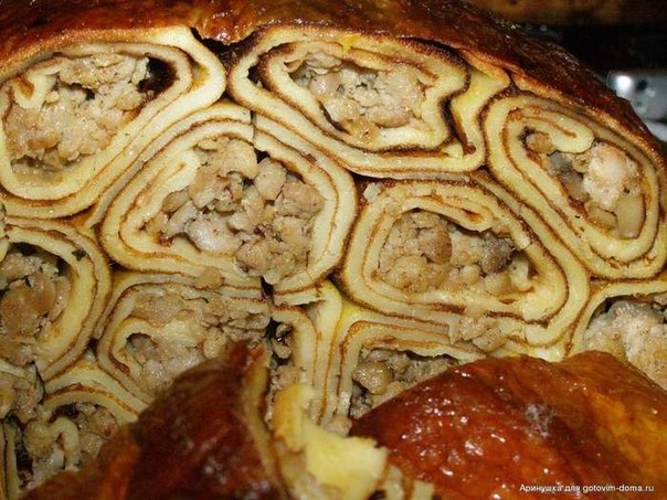 Курица , фаршированная блинами от Васильевны . Курица , фаршированная блинами от Васильевны .