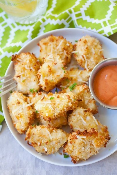Куриные наггетсы с сыром в духовке Куриные наггетсы с сыром в духовке