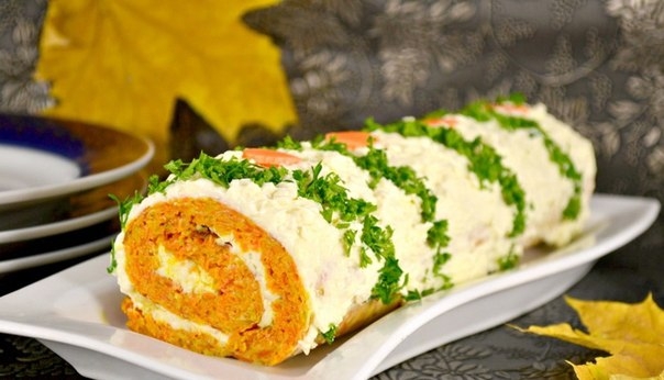 ОВОЩНОЙ РУЛЕТ С СЫРОМ ОВОЩНОЙ РУЛЕТ С СЫРОМ