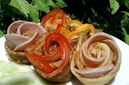 Блины "Розочки" Блины "Розочки"