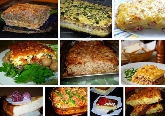 РЕЦЕПТЫ ВКУСНЫХ ЗАПЕКАНОК. РЕЦЕПТЫ ВКУСНЫХ ЗАПЕКАНОК.