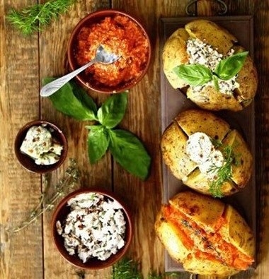 ГОТОВИМ ПЕЧЕНЫЙ КАРТОФЕЛЬ С НАЧИНКАМИ ГОТОВИМ ПЕЧЕНЫЙ КАРТОФЕЛЬ С НАЧИНКАМИ