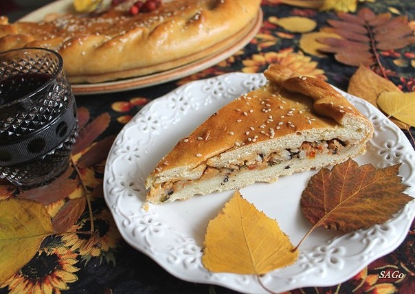ПИРОГ С ФАСОЛЬЮ, КУРЯТИНОЙ И ГРИБАМИ ПИРОГ С ФАСОЛЬЮ, КУРЯТИНОЙ И ГРИБАМИ
