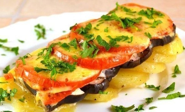 Ароматное и нежное овощное блюдо Ароматное и нежное овощное блюдо