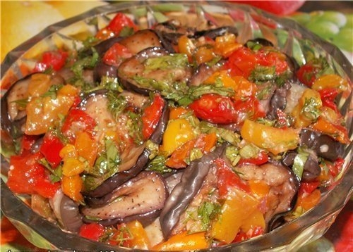 Вкусная закуска -*Маринованные баклажаны* Вкусная закуска -*Маринованные баклажаны*