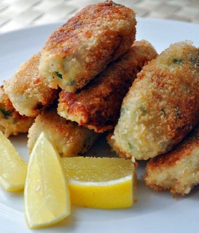 Рыбные мини колбаски.