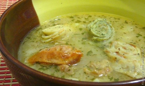 Куриный суп с ананасами !!!