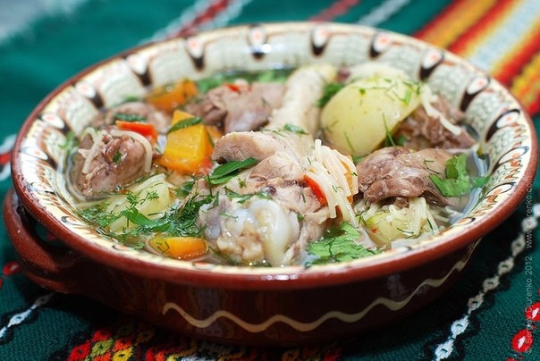 Суп куриный да с потрошками... Суп куриный да с потрошками...