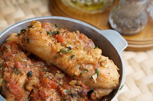 Кавурма мз курицы (гагаузское блюдо)