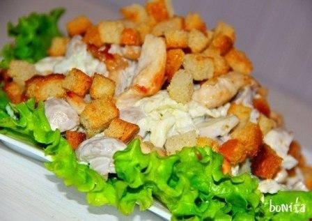 Салат с курицей и грибами.Вкусный и нежный!! Салат с курицей и грибами.Вкусный и нежный!!