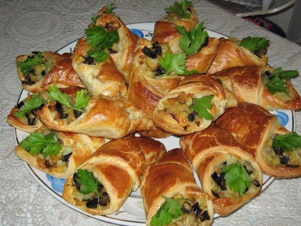 "Грибные кулечки". "Грибные кулечки".