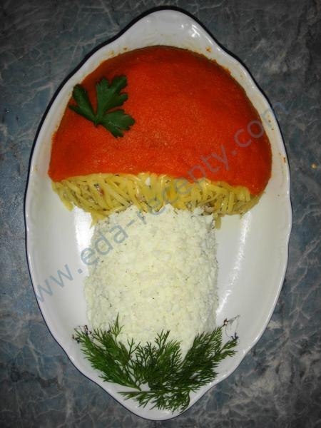 Праздничный салат "Грибок"