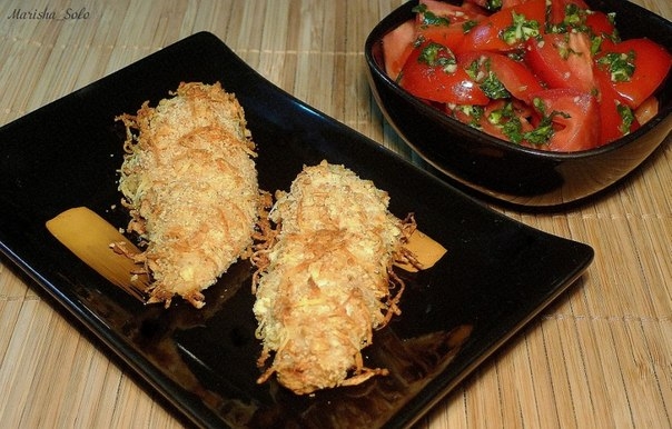 Запеченные куриные наггетсы Запеченные куриные наггетсы