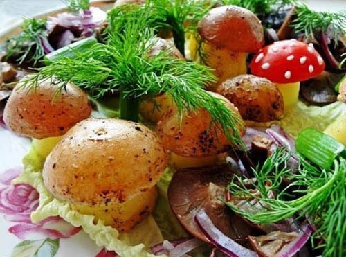Грибная полянка . Грибная полянка .