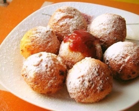 чень вкусные творожные пончики