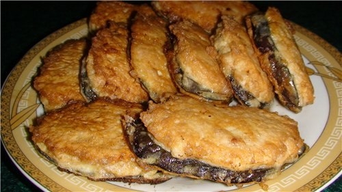 Баклажаны под мясом Баклажаны под мясом