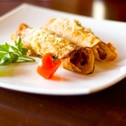 Блинчики с начинкой из куриного филе Блинчики с начинкой из куриного филе