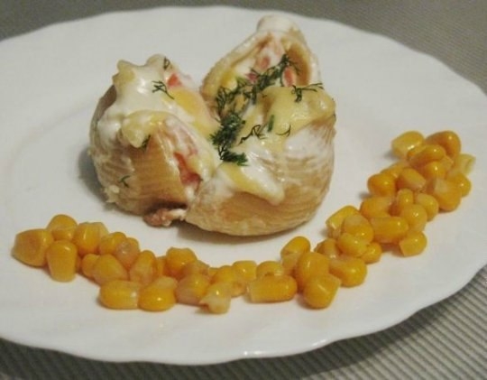 Фаршированные ракушки. Фаршированные ракушки.