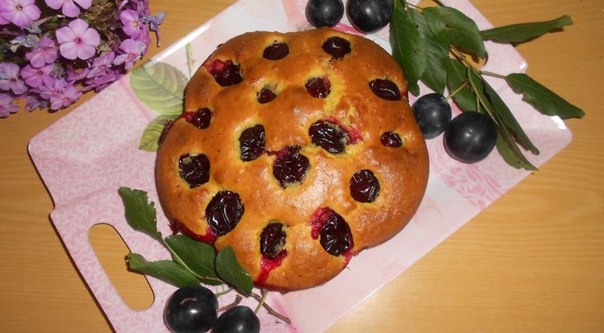 Сливовая шарлотка Сливовая шарлотка