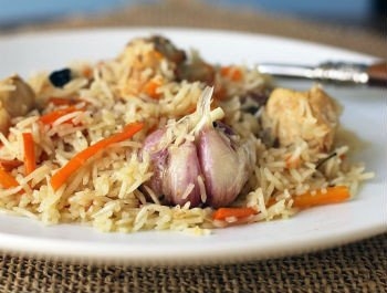 Плов из курицы в казане Плов из курицы в казане