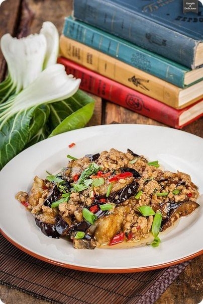 Баклажаны с мясом по-пекински Баклажаны с мясом по-пекински